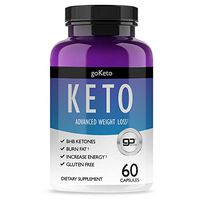 Keto Pills for Women & Men - Weight Loss Supplement - Burn Fat Fast & Lose Unwanted Pounds - Induces Ketosis Quickly - with Patented goBHB Ingredients - 60 Capsules