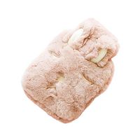 Kanngest Premium Classic Rubber Hot Water Bottle with Cute Rabbit Soft Fleece Cover Great for Pain Relief, Hot and Cold Therapy