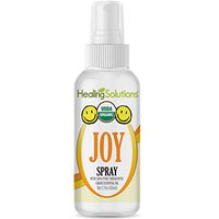 Organic Joy Blend Spray – Water Infused with Joy Blend Essential Oil – Certified USDA Organic - 2oz Bottle by Healing Solutions