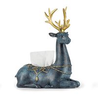 The Home Store Paper Facial Tissues Paper Towel Holder Living Room Coffee Table Tray Desktop Restaurant Kitchen Napkin Tray Paper Towel Holder Best Gift (Color : Blue-A, Size : 33cm15cm39cm)