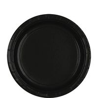 Round Paper Plates | 20ct (9 inch, Jet Black)