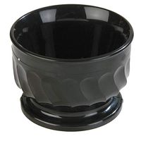 Dinex DX320003 Turnbury Urethane Foam Insulated Pedestal Base Bowl, 3-1/2" Diameter x 2-3/8" Height, 5oz Capacity, Onyx (Case of 48)