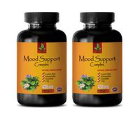 Mood and Energy Supplement - Mood Support Complex - Natural Formula - 5htp Supplement - 2 Bottles 120 Vegetable Capsules