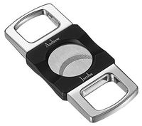 Personalized Visol Crater Matte Black Cigar Cutter with Free Laser Engraving