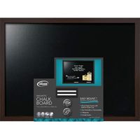 The Board Dudes: Chalk Board - Espresso Frame w/2 Magnets and 2 Chalk Pieces (23" x 17")