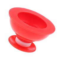 Silicone Massage Cupping Suction Cup Best for Reducing Muscle & Joint Pain, Shoulder & Back Pain, Knee Pain - Red