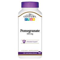 21st Century Pomegranate Veg Capsules, 500 mg 120 Vegetarian Capsules