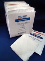 MCKESSON Sponge Dressing Medi-Pak Performance Plus Cotton Gauze 6 X 6 3/4" Rectangle (#16-42626, Sold Per Pack)