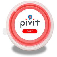 Pivit Putty Hand Exerciser Stress Balls for Adults | Soft Red, 2 Pack | Fingers Hands & Grip Strength Trainer Puddy Resistance Kit | Theraputty for Rehab Physical Therapy