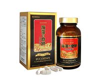 Kiseido Pure Fucoidan 300mg Enhanced with Agaricus Mushroom 40mg Capsule Optimized Immune Support Health Supplement 180 Count