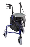 Duro-Med 3-Wheel Aluminum Rollator, Champagne