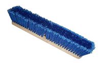 HUB City Industries 2424S Black Diamond Floor Brooms, Very Stiff Blue Poly, 24"
