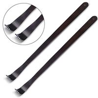 2 Pieces Wood Back Scratcher Wooden Body Relaxation Massager Long Back Scratcher for Itching Relief Body Relaxation