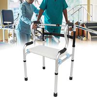 XIAOXIAO Forearm Walker,Walking Stick Cane Multi-Functional Four Legs Adjustable Folding Elderly Walkers Auxiliary Stick for The Elderly