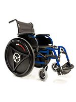Rowheels Revolution 1.0 Manual Wheelchair (Blue, 18" Wide)