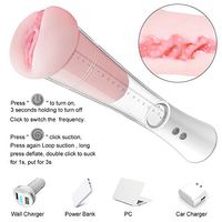Male Masturbation six Toy Electric Vibrating Masturbator Cup Automatic Aircraft Cup Man Toy Hands Free with USB Rechargable Realistic 3D Sexyyy Underwear for Men Wonderful Gifts T-Shirt