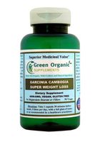 Organic Garcinia Cambogia Supplement with 50% HCA Extract for Weight Loss, Appetite Suppressant, Fat Burner, Lean Body & Boost Metabolism, Gluten-Free Dietary Supplements