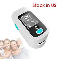 Pulse Oximeter, Fingertip Blood Oxygen Saturation Monitor with Batteries & Lanyard, Pulse PR Heart Rate Monitors and Spo2 Reading Oxygen Meter.
