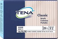 TENA Classic Brief X-Large 60" - 64" (Bag of 25)