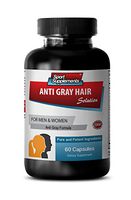 Biotin for Hair Loss Women - Anti Gray Hair Natural Formula for Men and Women Vitamin b6 Supplement and Biotin - 1 Bottle 60 Capsules