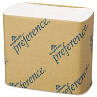 Georgia Pacific. Professional Singlefold Interfolded Bathroom Tissue, White, 400 Sheet/Box, 60/Carton
