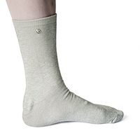 Pair of Conductive Silver Massage Socks with Adapter Lead Wires for Tens/EMS Machine