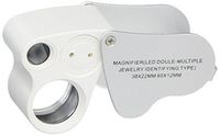 Plastic & Alloy Magnifier LED Double-Multiple Jewelry Identifying Type for Jeweler Tools