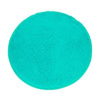 Kanzd Soft Bath Bedroom Floor Shower Round Mat Rug Non-Slip (Blue)