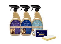 Granite Gold Home Care Collection - Natural Stone, Granite Cleaner, Polish And All-Surface Cleaner Combo Pack