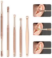 q Grips Ear Wax Remover, q-Grips Earwax Removal kit Earwax Remover Ear Pick Cleaner Tool Set for Ear Wax Removal with Light for Kids and Adults with Storage Box 7pcs