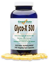 Good State - Glyco-X 500 with Berberine HCL (500 mg Each) (240 Veggie Capsules)