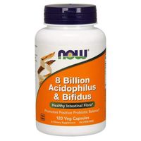 Now Foods: 8 Billion Acidophilus & Bifidus, 120 vcaps (2 pack)