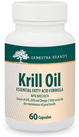 Genestra Brands - Krill Oil - Blend of Omega-3 Fatty Acids, Phospholipids, and Astaxanthin - 60 Capsules