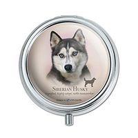 Siberian Husky Dog Breed Pill Case Trinket Gift Box