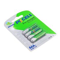 1.2v Precharged aa AAA Rechargeable Battery 1.2v Ready-to-Use Ni-mh Type Battery Count:Pcs (aaa850mAh (4pcs))