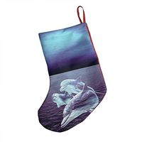 Forever Blue Ocean Fabulous Xmas Socks Hanging Decoration Candy Bag Party Holiday Christmas Santa Claus Home Decor Gift