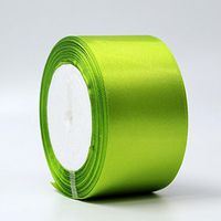 Solid Color Satin Ribbon - 1.6 Inch Wide 25 Yard Double Face Ribbon Roll as Pull Bows, Christmas Gift Knot to Wrap the Box or Floral Decoration