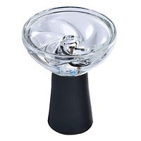 Lizipai Silicone Glass Hookah Bowl Heat Resistant Shisha Tobacco Bowl Chicha DIY Accessories Heat Management System