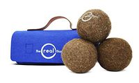 Alpaca Wool Laundry Dryer Balls - Set of 3 Large Reusable Fabric Softener Balls - Handmade from New Zealand Alpaca Wool