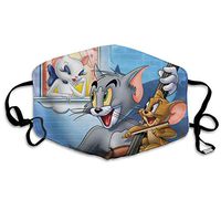 SSUJ7 Tom and Jerry Men Women Adjustable Earloop Mouth Guard Anti-Dust Washable Reusable Mouth Guard for Kids Teens Adults Anti Pollution,Anti-smog