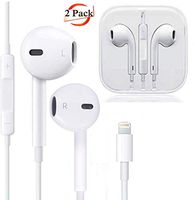Earbuds, Microphone Earphones Stereo Headphones Noise Isolating Headset Fit Compatible with iPhone Xs/XR/XS Max/iPhone 7/7 Plus iPhone 8/8Plus /iPhone X Earphones (2 Pack)