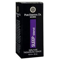 Pure Essential Oil Works Sleep Blend, 100% Pure, Natural, Paraben-Free and Therapeutic Grade with Euro-Style Dropper, 0.33 Ounces