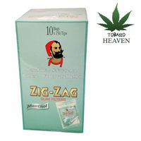 Zigzag Menthol Slimline Cigarette Filter Tips 100's (10 Bags Per Box)