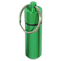 HTS 261C0-GR Small Aluminum Pill Container (Green)