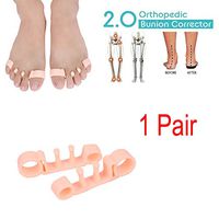 ENFLNI - Orthopedic Bunion Corrector 2.0 Toe Separators Elastic Straighteners Spacers (1 Pair)