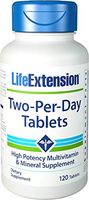 Life Extension Two-Per-Day Tablets Super-Potent Multivitamin & Mineral Supplement 120 Tablets