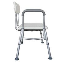 haptern Bath Chair Tub Transfer Bench 3 Blow Molding Plates Aluminum Alloy Elderly Bath Chair for Elderly and Disabled Delightful