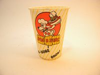 Vintage Dog N Suds Wax Paper Cup 10 Ounce