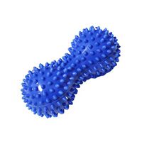 Gracefulvara Foot Back Massage Balls - Peanut Shape Spiky Massage Balls Muscle Roller Deep Tissue Ideal for Plantar Fasciitis Muscle Therapy Physio Back Legs and Feet (Blue)