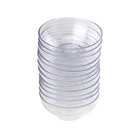Homeford Clear Plastic Mini Appetizer Dessert Bowls, 2-3/4-Inch, 12-Piece (Clear)
